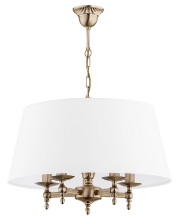 Żyrandol ALFA ROKSANA ZŁOTA 5x E14 64cm | 16075