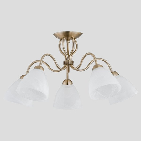 Lampa sufitowa ALFA ADEL PATYNOWA 5xE27 64cm | 19175
