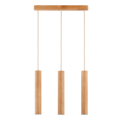 Lampa wisząca ALFA ANAID RUSTIKAL DREWNIANA 3xGU10 LED 52cm | 62284