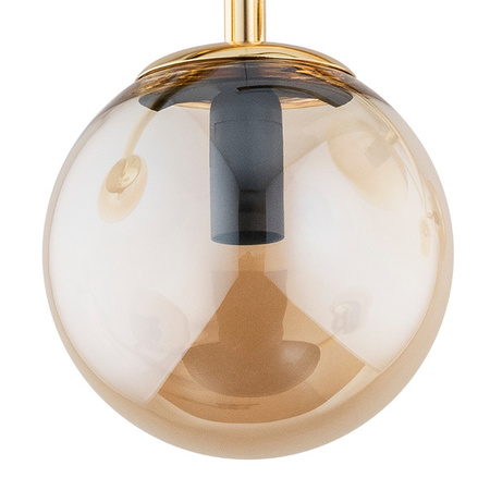 Lampa wisząca ALFA DANSA ZŁOTA 5xE14 32cm | 63019