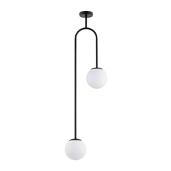 Lampa sufitowa ALFA VECTOR CZARNA 2xE14 33cm | 62448