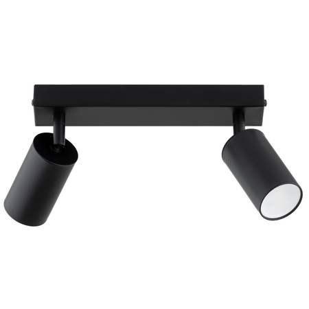 Lampa sufitowa ALFA ATLET CZARNA 2xGU10 25cm | 62540