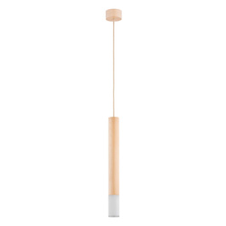 Lampa wisząca ALFA ADORI DREWNIANA 1xE14 9cm | 61163
