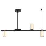 Lampa sufitowa ALFA URANOS CZARNA 5xGU10 74cm | 62538