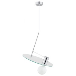 Lampa wisząca ALFA CH 01 CHROM 1xE27 35cm | 60740