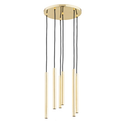 Lampa wisząca ALFA COLLET ZŁOTA 6xG9 LED 30cm | 63162