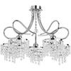 Lampa sufitowa ALFA DIANA CHROM 5xE14 48cm | 18995