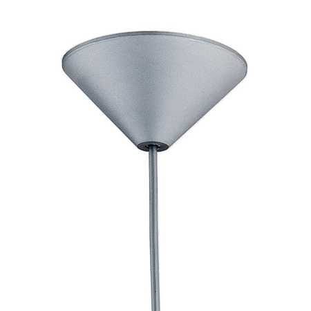 Lampa wisząca ALFA DAWID SREBRNA 1xE27 23cm | 9106