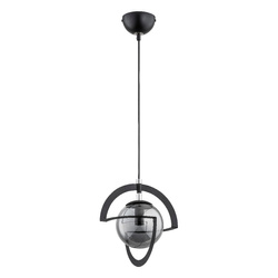Lampa wisząca ALFA CABRIO CZARNA 1xE14 24cm | 60868