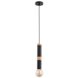 Lampa wisząca ALFA AKORD CZARNA 1xE27 10cm | 60950