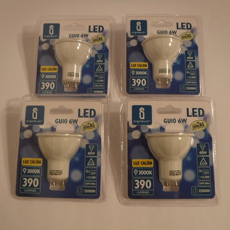 Żarówka LED GU10 6W CIEPŁA