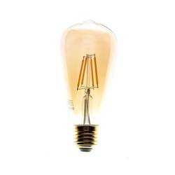 Żarówka Filamentowa LED, E27, ST64, 6W, barwa ciepła 2700K, 700lm, Amber