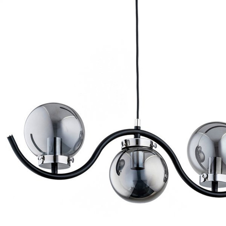 Lampa wisząca ALFA KORDA CHROM 5xE14 97cm | 62153