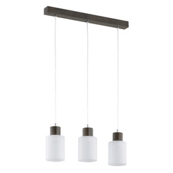Lampa wisząca ALFA EVIC RETRO DREWNIANA 3xE27 55cm | 62321