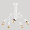 Lampa sufitowa ALFA TANGO BIAŁA 5xE27 50cm | 23615