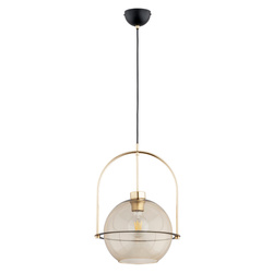 Lampa wisząca ALFA LERIA ONE ZŁOTA 1xE27 31cm | 61286