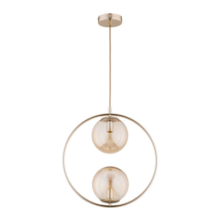 Lampa wisząca ALFA ADINO 54 ZŁOTA 2xE14 39cm | 62436