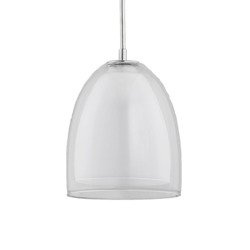 Lampa wisząca ALFA RONDA BIAŁA 1xE27 18cm | 9122