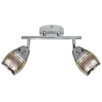 Lampa sufitowa/ścienna MILTON listwa 92-41265 chrom 2xE14 LED