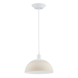 Lampa wisząca ALFA KEIRA BIAŁA 1xE27 30cm | 61291