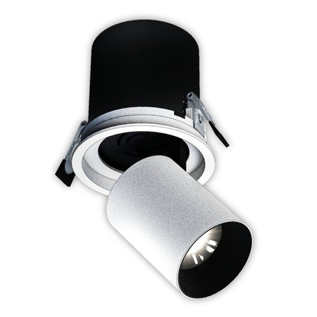 Wysuwany reflektor podtynkowy LED śr, 10cm 12W 3000K WLD In Out M | biały