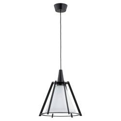 Lampa wisząca ALFA POMONA DREWNIANA 1xE27 33cm | 61365