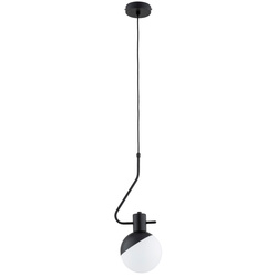 Lampa wisząca ALFA ENIGMA CZARNA & BIAŁA 1xE14 16cm | 61452