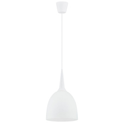 Lampa wisząca ALFA UNI BIAŁA 1xE27 23cm | 60628