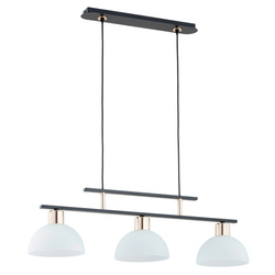 Lampa wisząca ALFA ETIUDA CZARNA 3xE27 22cm | 63003