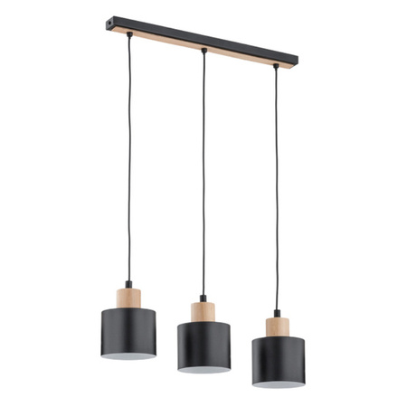 Lampa wisząca ALFA IVO CZARNA 3xE27 13cm | 62092
