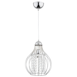 Lampa wisząca ALFA PIRO I CHROM 1xE14 24cm | 60619