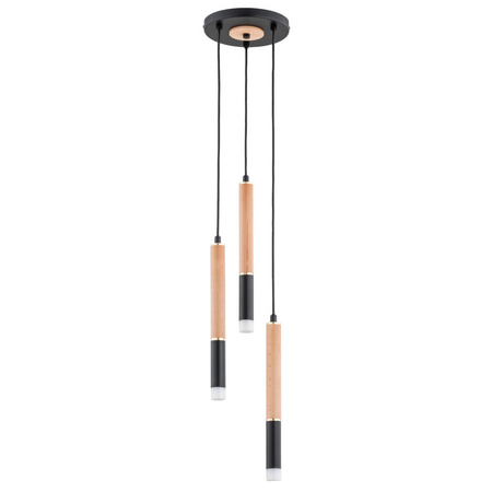 Lampa wisząca ALFA RODEO DREWNIANA 3xG9 20cm | 62454