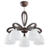 Lampa sufitowa ALFA GRACJA DREWNIANA 5xE27 48cm | 20895