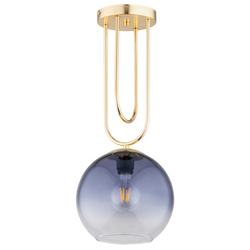 Lampa sufitowa ALFA ŻANET GRAFITOWA 1xE27 25cm | 61189