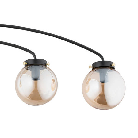 Lampa sufitowa ALFA WIRAL ZŁOTA 4xE14 50cm | 62187