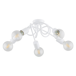 Lampa sufitowa ALFA INTER BIAŁA 5xE27 51cm | 63197