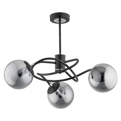Lampa sufitowa ALFA DOXA CZARNA 3xE14 52cm | 28353