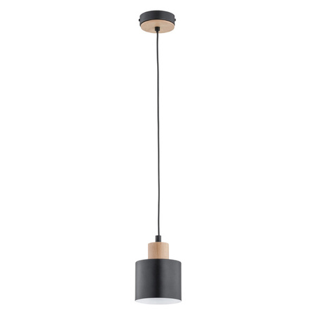 Lampa wisząca ALFA IVO CZARNA 1xE27 13cm | 60733
