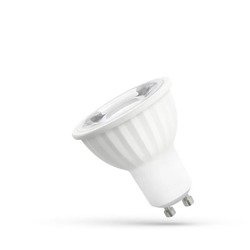 LED GU10 230V 6W SMD 45ST  NW Z SOCZEWKĄ SPECTRUM