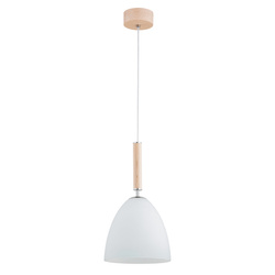 Lampa wisząca ALFA TAVOS DREWNIANA 1xE27 23cm | 61209