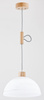 Lampa wisząca ALFA HOLIDAY 2 DREWNIANA 1xE27 30cm | 60349