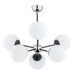 Lampa sufitowa ALFA SANDY CHROM 6xE14 63cm | 63100