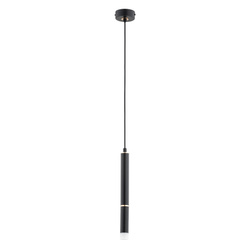 Lampa wisząca ALFA DERSO CZARNA & ZŁOTA 1xG9 8cm | 61332