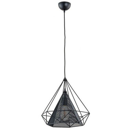 Lampa wisząca ALFA NET CZARNA 1xE27 36cm | 60499