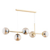 Lampa wisząca ALFA DANSA ZŁOTA 5xE14 32cm | 63019