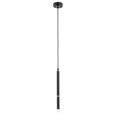 Lampa wisząca ALFA DESTO CZARNA & ZŁOTA 1xG9 8cm | 61333