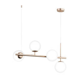 Lampa wisząca ALFA VINCI ZŁOTA 4xE14 32cm | 63083