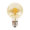 Żarówka Filamentowa LED, E27, G80, 6W, barwa ciepła 2700K, 700lm, Amber