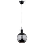 Lampa wisząca ALFA CELEST CZARNA 1xE27 20cm | 61241