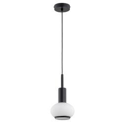 Lampa wisząca ALFA ZEBRA CZARNO-BIAŁA 1xE14 16cm | 61196